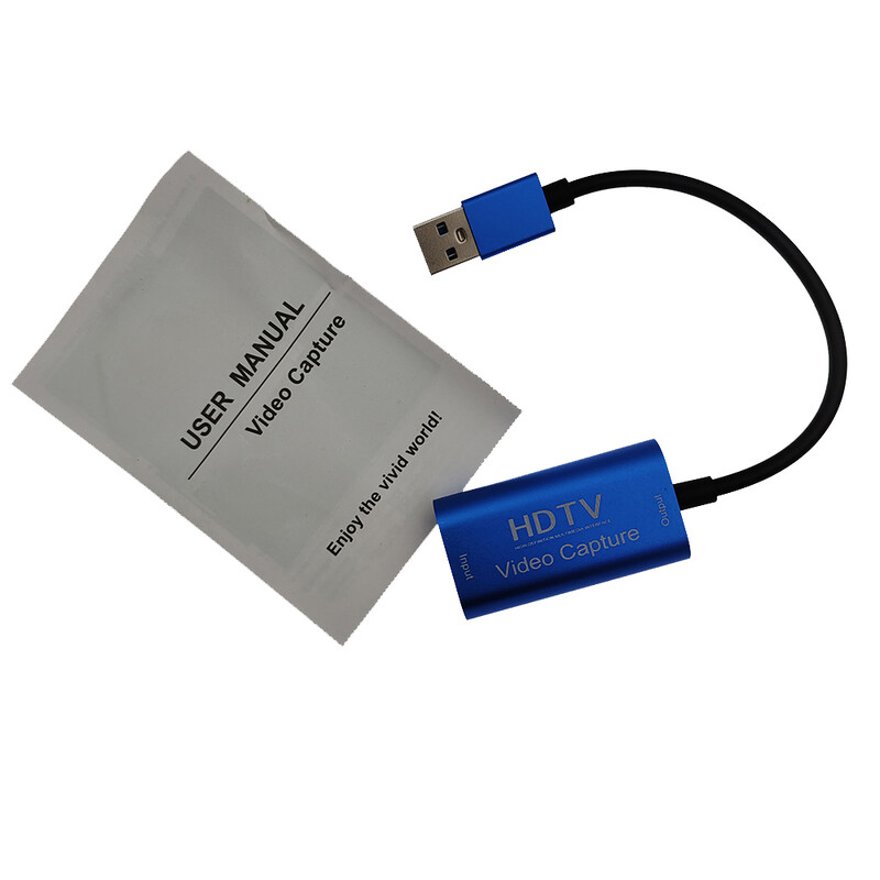 Ar HDMI saderīgs adapteris USB 3.0 kabelis 4K 1080P HD video digitālā pārveidotāja uzņemšanas karte datoram HDTV HD uz USB Game Grabber Record