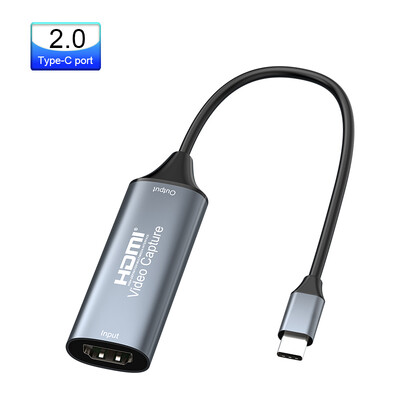 USB C hdmi video tveršanas karte 4K 1080p HDMI uz Type C 2.0 3.0 Video Grabber Capture Recorder Box PC Andriod Camera Windows