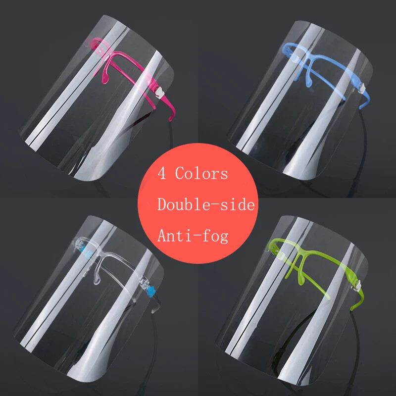 Mască de protecție completă anti-aburire Acoperire de protecție pentru gătit Lampă anti-stropire anti-fum negru transparent protecție pentru ochi măști de față