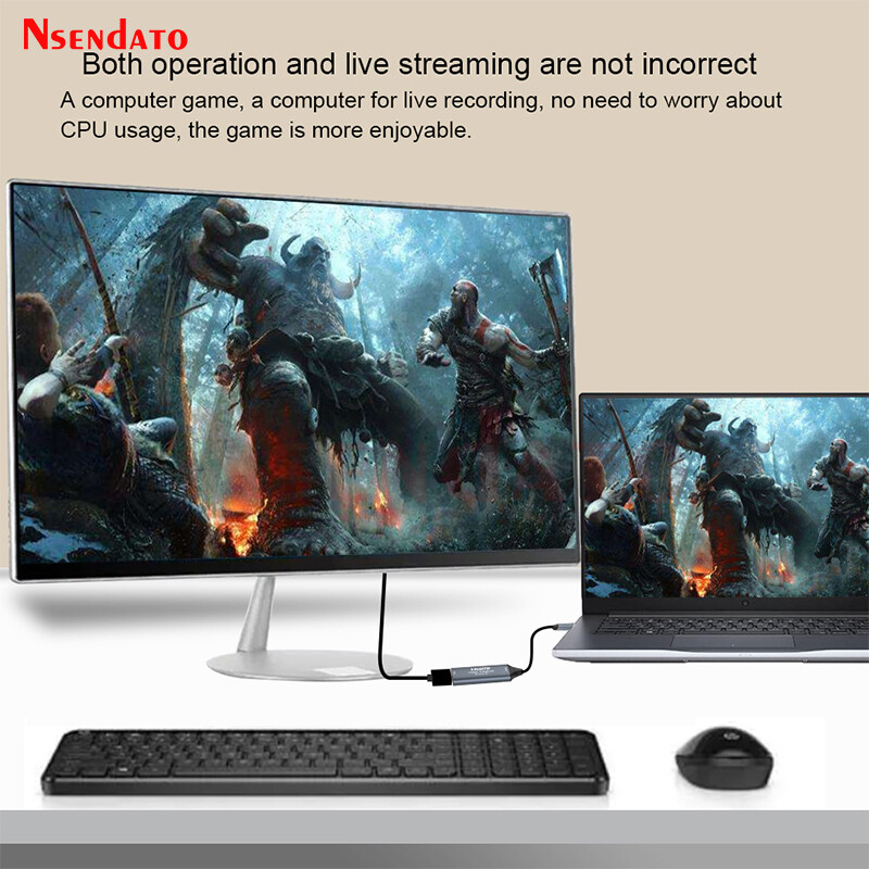 USB HDMI video tveršanas karte 4K 1080p HDMI uz USB2.0 USB3.0 video uztveršanas kaste datoram datora kamerai tiešraides ierakstītājs