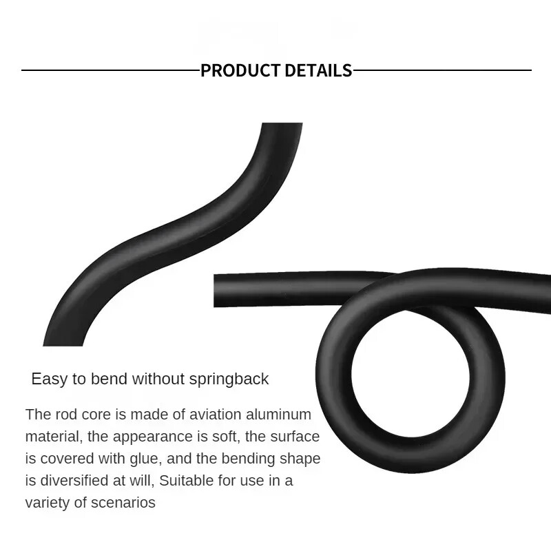 Bez štancēšanas pārnēsājams ar klipu stiprināms tīmekļa kameras statīvs mazuļa monitora kameras turētājam mājās, elastīgs, pagriežams montāžas komplekts, pievienojams gultiņai
