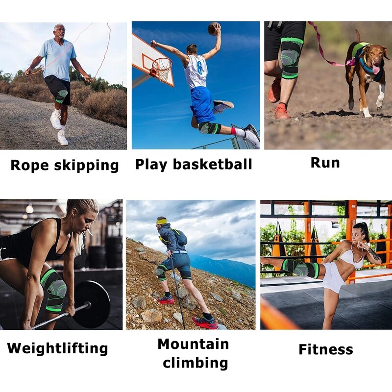 2 buc Genunchiere Genunchiere de compresie Genunchiere pentru artrită Suport articular Siguranță sportivă Volei Sală de sport Protector