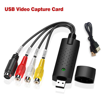 USB audio és videó egycsatornás videorögzítő kártya AV jel kép video gyűjtő eszköz Video audio konverter