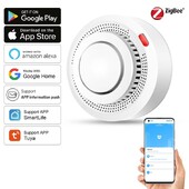 Tuya ZigBee pametni detektor dima Sigurnosna zaštita Dimni alarm Zaštita od požara za kućni sigurnosni sustav putem aplikacije Smart Life