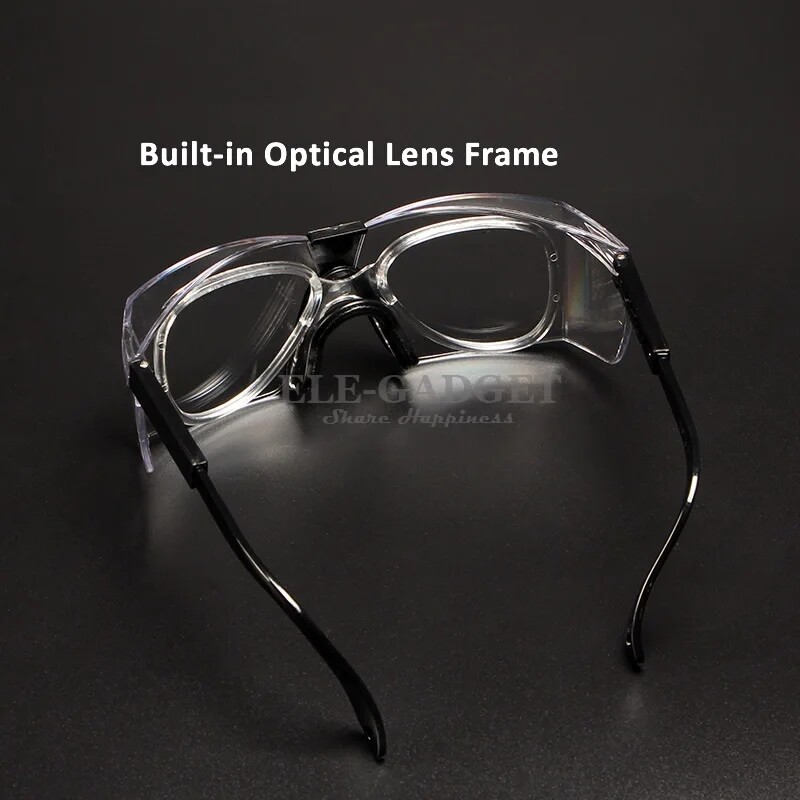 Προστατευτικά γυαλιά κατά της σκόνης κατά του ανέμου Προστατευτικά γυαλιά εργασίας Πλαίσιο οπτικού φακού για την έρευνα Προστατευτικό ματιών ασφαλείας ποδηλασίας