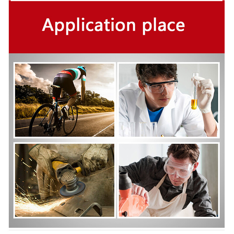 Veido suvirinimo apsauginiai akiniai Tamsi spalva, atspari UV spinduliams Skaidri, apsauganti nuo purslų nuo rasojimo Darbo apsauginiai akiniai