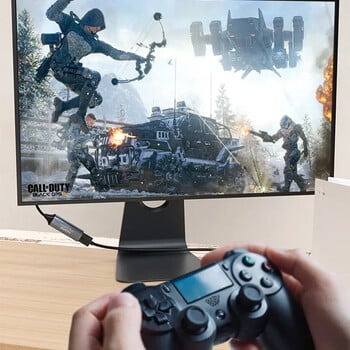 4K Type-C карта за заснемане на видео 1080p 60fps HDMI USB 3.0 2.0 USB-C Game Grabber Запис за камера PS4 Лаптоп PC Поточно предаване на живо