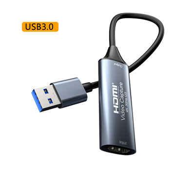 YIGETOHDE USB3.0/2.0 Κάρτα λήψης βίντεο 1080 HDMI συμβατή εγγραφή 4K@30Hz Game Grabber για Switch Xbox PS4/5 Live Broadcast