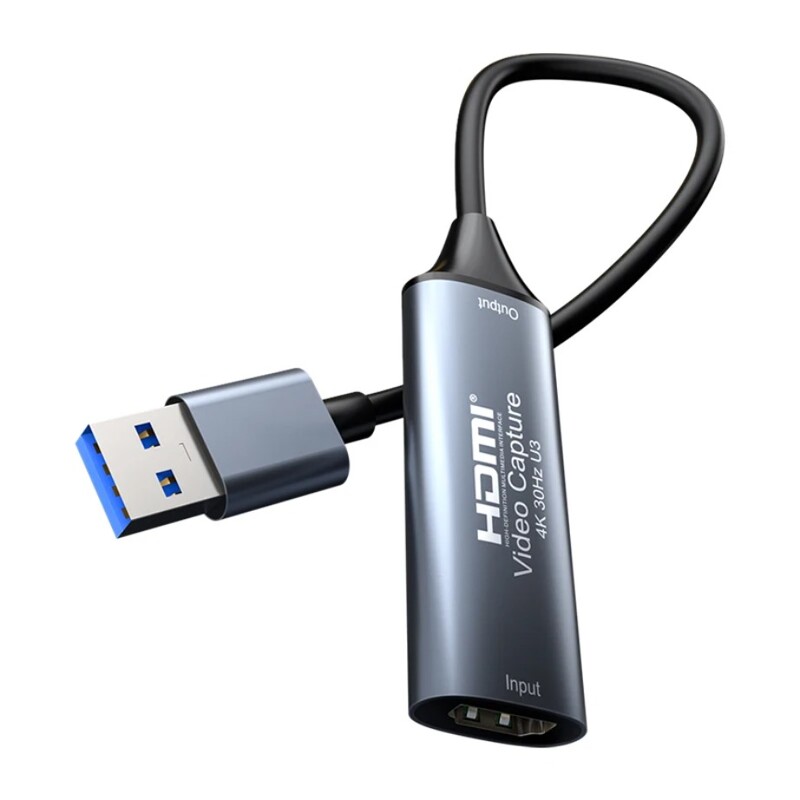 YIGETOHDE USB3.0/2.0 Κάρτα λήψης βίντεο 1080 HDMI συμβατή εγγραφή 4K@30Hz Game Grabber για Switch Xbox PS4/5 Live Broadcast