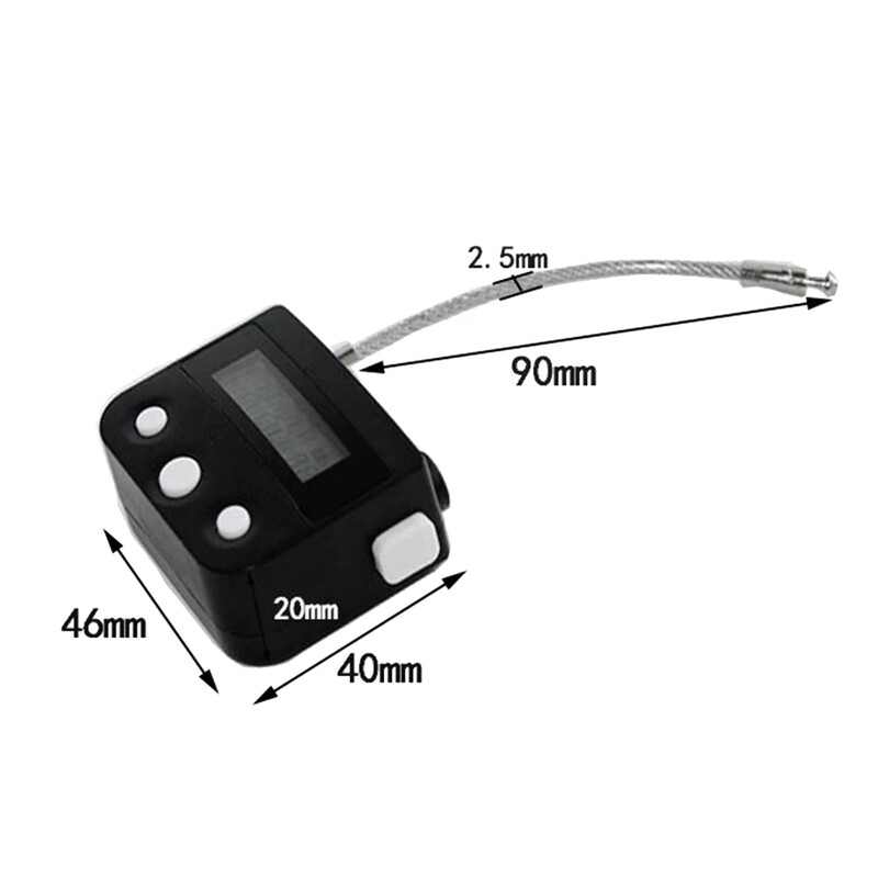 Laikmačio užraktas USB LCD ekranas Elektroninis įkraunamas laikmatis Daugiafunkcinė pakabinama spyna Balta