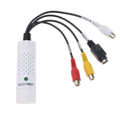 USB 2.0 uz RCA kabeļa adaptera pārveidotājs Audio video uztveršanas kartes adapteris datora kabeļa DVR karte priekš Win7 TV DVD VHS uztveršanas ierīce 630