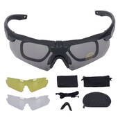 ZK30 Impact Goggles Спортни очила за колоездене на открито с прозрачни жълти сменяеми лещи