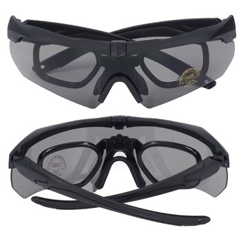 ZK30 Impact Goggles Спортни очила за колоездене на открито с прозрачни жълти сменяеми лещи