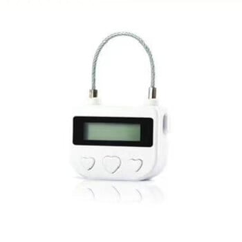 Smart Time Lock LCD дисплей Time Lock Водоустойчив USB акумулаторен временен таймер Катинар Електронен таймер за пътуване