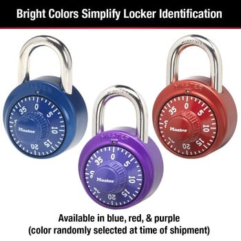 Master Lock 1530D Combination Locker Rotate Portable Password Lock Комбинирана катинарна ротационна ключалка за шкафчета за фитнес и училище