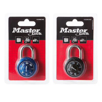 Master Lock 1530D Combination Locker Rotate Portable Password Lock Lock Συνδυασμός Λουκέτο με περιστροφή για ντουλάπια γυμναστηρίου και σχολείου