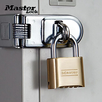 Master Lock 175MCND Месингова парола Комбиниран катинар против кражба против подправяне антикорозия, против ръжда и водоустойчив