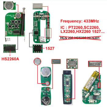 Дубликатор 433 Mhz Универсално управление на гаражни врати Дистанционно управление Фиксиран код за обучение Клониране Самокопираща се Автоматизация за порти