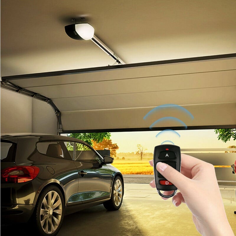 sokszorosító 433 Mhz univerzális garázskapu vezérlő távirányító Fix tanulási kód klón önmásoló automatika kapukhoz