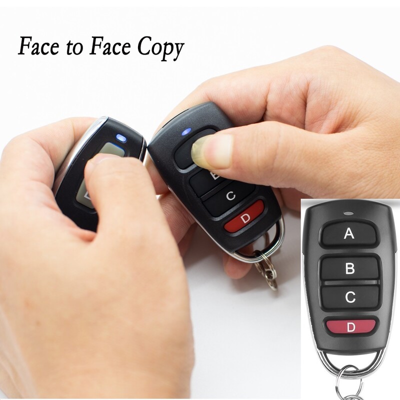 sokszorosító 433 Mhz univerzális garázskapu vezérlő távirányító Fix tanulási kód klón önmásoló automatika kapukhoz