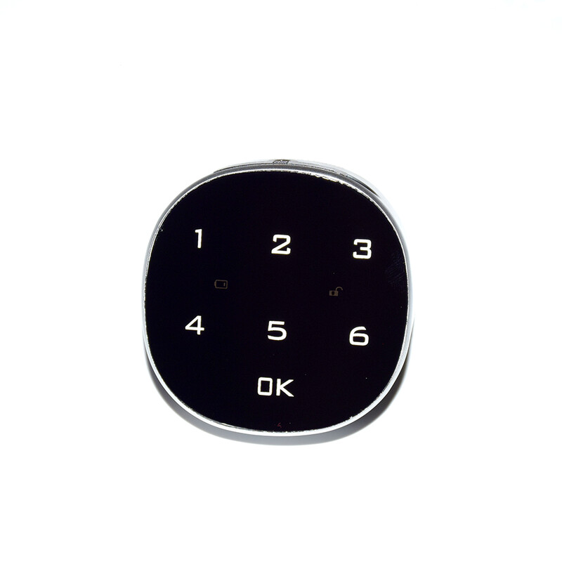 Έξυπνος έλεγχος πρόσβασης από κράμα ψευδαργύρου Πληκτρολόγιο αφής χωρίς κλειδί 6/8 Ψηφιακή ηλεκτρική κλειδαριά ντουλαπιού με κωδικό πρόσβασης για ντουλάπι συρταριού ντουλαπιού