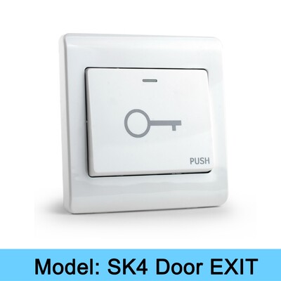 OBO käte tulekindlast plastikust ukse väljapääsunupu avariivabastuslüliti kõigi elektriliste lukkude sissepääsu juhtimissüsteemi jaoks
