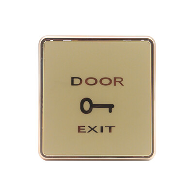 Izejas pogas slēdža izturīgā piekļuves durvju slēdža poga automātiski atiestata parasti atvērtā signāla atbrīvošanas spiedpogu