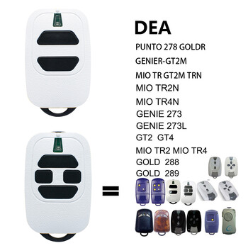 DEA GTI2 433MHz дистанционно управление Rolling Code Garage Transmitter Съвместим с DEA GT2 GT4, MIO TR2 TR4, MIO TR2N TR4N, GOLD 289