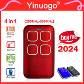 4 σε 1 280MHz-868MHz Πολυσυχνότητα Αντιγραφέας τηλεχειριστηρίου γκαραζόπορτας 868MHz 433MHz Τηλεχειριστήριο πύλης Ανοιχτήρι γκαραζόπορτας