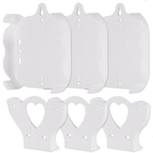 Sienas stiprinājuma kronšteins Griestu turētājs priekš eero Home Wifi un eero Pro Wifi White 3 Pack Bracket