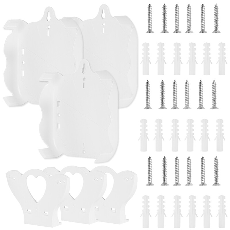 Sienas stiprinājuma kronšteins Griestu turētājs priekš eero Home Wifi un eero Pro Wifi White 3 Pack Bracket