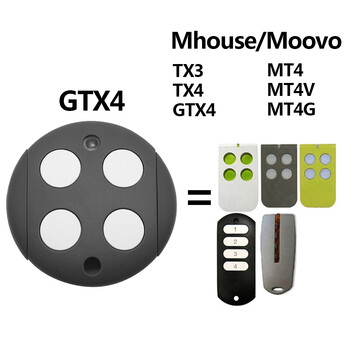 Mhouse MyHouse Garage Remote Control TX4 TX3 GTX4 Gate Control 433mhz Rolling Code Transmitter