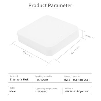 Tuya Smart Lock Wifi Bridge Wireless Gateway Hub 2.4G Wifi Smart Life APP Устройствата за дистанционно управление работят с Alexa Google Home