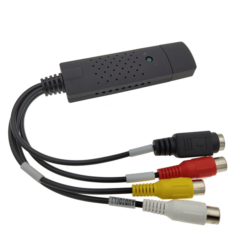 USB 2.0 VHS uz DVD pārveidotājs Analogā video konvertēšana uz ciparu formātu audio video DVD VHS ierakstīšanas kartes kvalitātes datora adapteris
