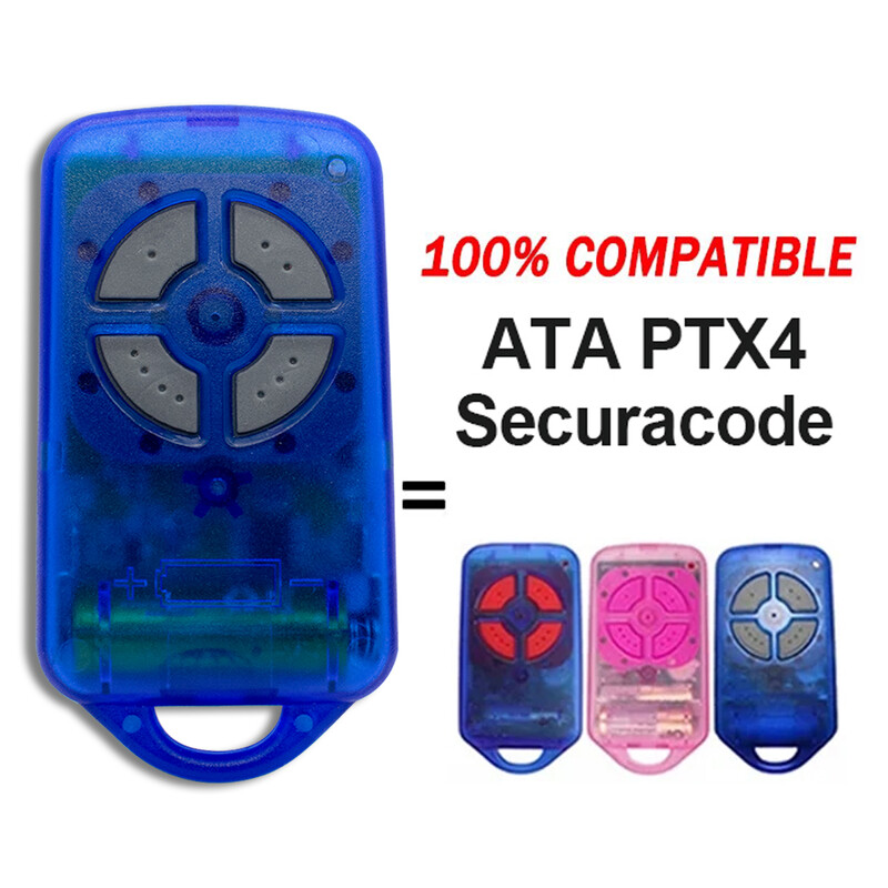 ATA PTX4 PTX-4 Securacode 433.92MHz Дистанционно управление за гаражна врата