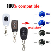 SMILO SM2 / SM4 100% ühilduv 433,92MHz kanal Garaažiukse kaugjuhtimispuldi juhtmevaba saatja vastuvõtja sobib elektrile