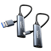 MS2130 U3 Type C USB 3.0 2.0 Video Capture Card 4K 30Hz 1080p HDMI Video Grabber Game Recording Live Streaming for PS4 PC Camera