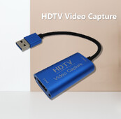 1080P HDMI saderīgs ar USB 3.0 pārveidotāju vairāku displeju grafiskais adapteris datora projektoram HDTV 4K ārējā video uzņemšanas karte
