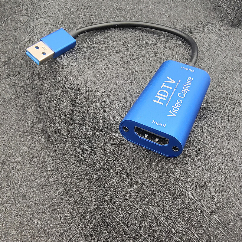 1080P HDMI saderīgs ar USB 3.0 pārveidotāju vairāku displeju grafiskais adapteris datora projektoram HDTV 4K ārējā video uzņemšanas karte