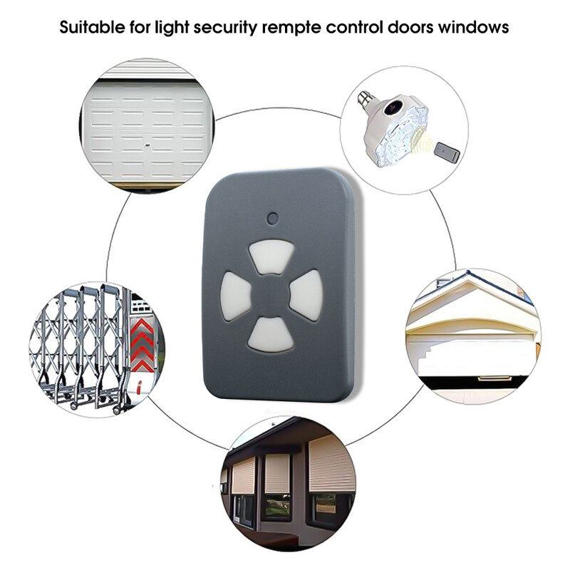 RIB 433-1 433-2 433-3, RIB SUN T433-2CH MOON T433-4CH Garāžas durvju tālvadības pults Fiksētais kods 433,92Mhz kopētāja vārtu atslēgu atvērējs