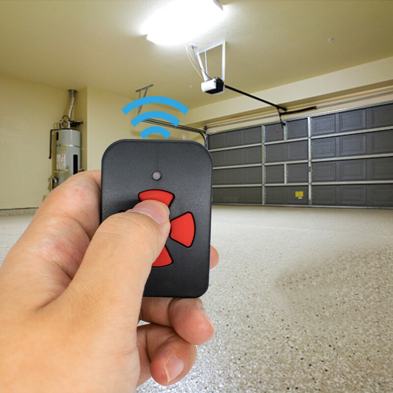Garāžas durvju tālvadības pults 280 MHz–868 MHz daudzfrekvenču kopēšanas koda satvērējs, klona vārti, tālvadības pults 433,92 MHz rokas raidītājs