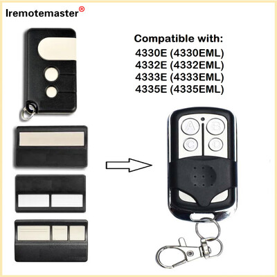 Съвместим BND CAD4 B&D CAD5 Liftmaster 4330E 4335E Easylifter 062162/059116/062170 Гаражно дистанционно управление 433.92mhz Замяна