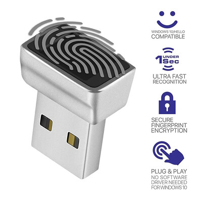 Modul cititor de amprente USB Cititor de scaner pentru laptop pentru Windows 10 Hello PC Blocare notebook Scanner biometric