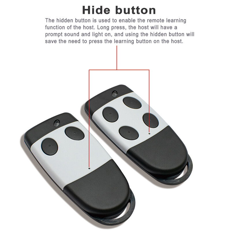 CARDIN S449 QZ2 QZ4 tālvadības pults priekš CARDIN TXQ449100 TXQ449200 TXQ449300 TXQ449400 433.92MHz vārtu atvērēja komanda