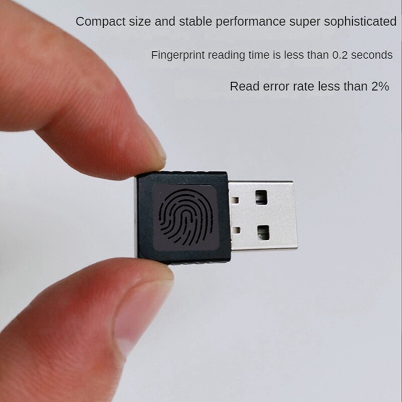 Mini USB pirkstu nospiedumu lasītāja moduļa ierīce USB pirkstu nospiedumu lasītājs operētājsistēmai Windows 10 11 Hello Biometrics drošības atslēga