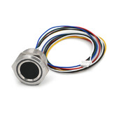 R503-M22 DC3.3V 200 ietilpības gredzena indikatora gaismas diodes vadības apaļais pirkstu nospiedumu moduļa skeneris Arduino piekļuves kontrolei