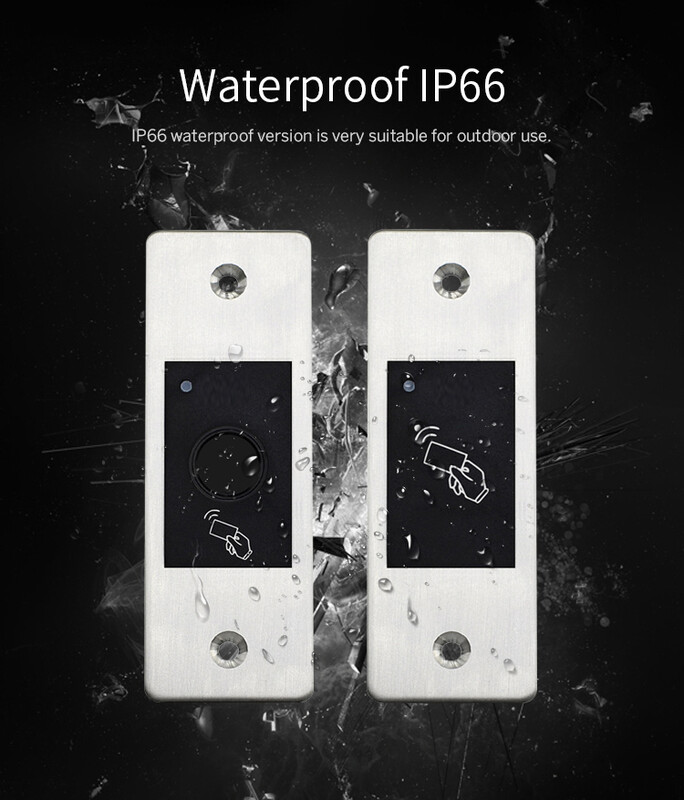 Biometriniai pirštų atspaudų RFID durų spynos prieigos kontrolės sistema Atskiras prieigos valdiklis Metalinis pirštų atspaudų skaitytuvas