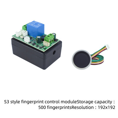 V2 pirkstu nospiedumu releja identifikācijas vadības modulim DC7V-30V ir vairāki regulējami režīmi,