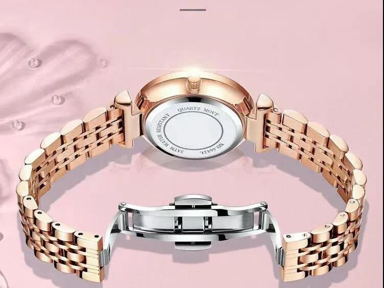 Vodootporni ženski sat švicarske marke, ultratanki ležerni kvarcni sat, vrući model za prijenos vanjske trgovine uživo