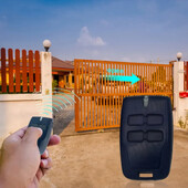 433,92 MHz klooni replikatsiooni kaugjuhtimispult garaažiukse kaugjuhtimispuldi vastuvõtja veerev kodeerimissüsteem intelligentne garaažiuks